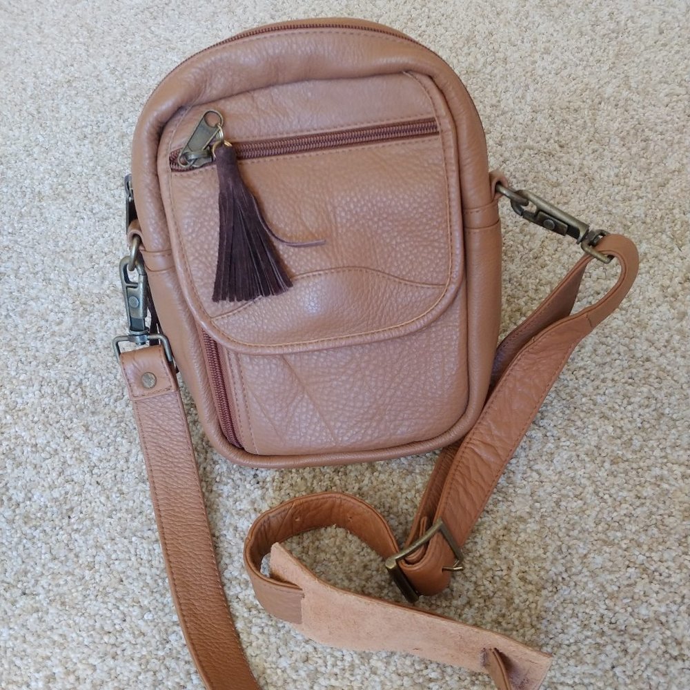 Leather Crossbody Convertible CWP Purse